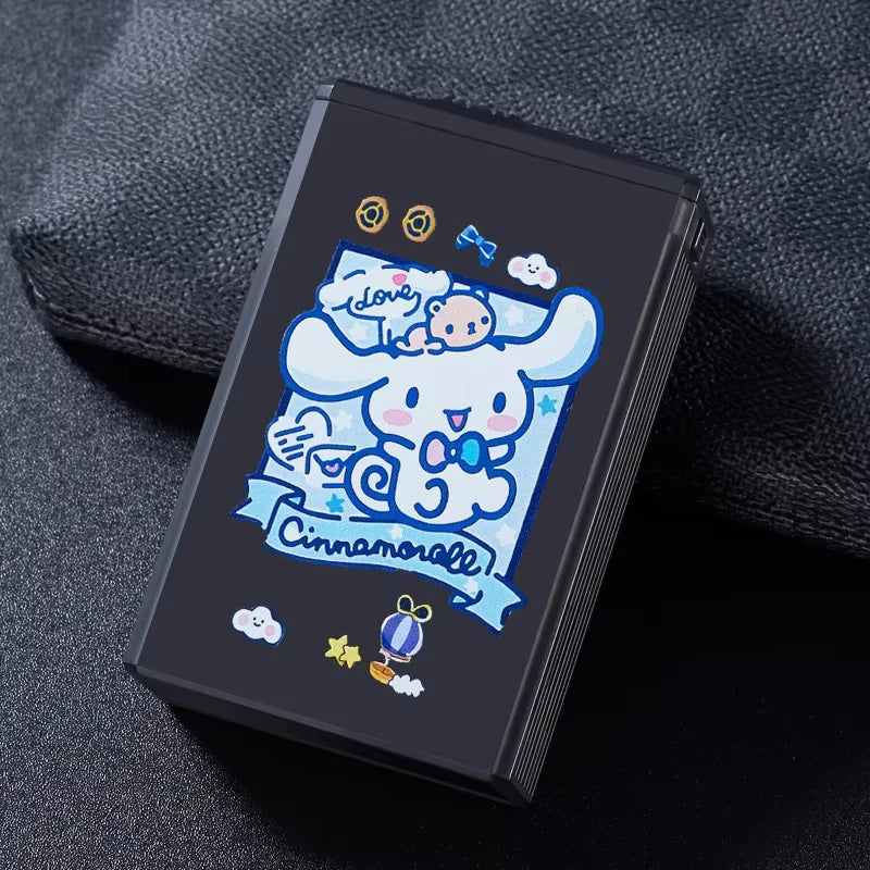 Sanrio Cartoon-Inspired Waterproof Cigarette Case - Stylish Plastic Storage Container for Women