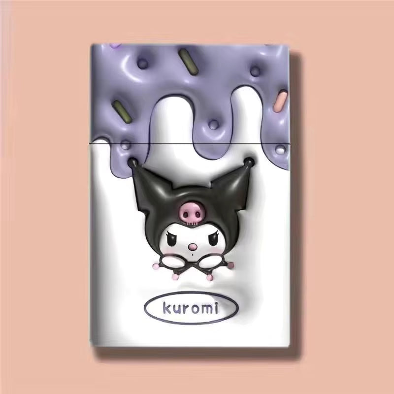 Hello Kitty Kuromi 3D Portable Moisture-Proof Cigarette Case - Ideal Birthday Gift for Him