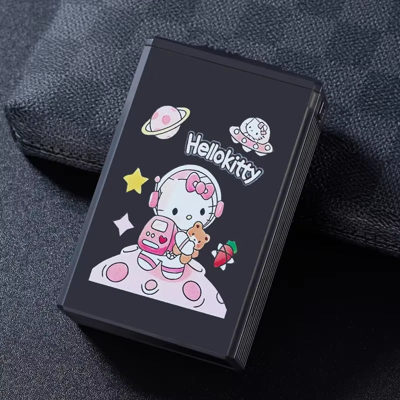 Sanrio Cartoon-Inspired Waterproof Cigarette Case - Stylish Plastic Storage Container for Women