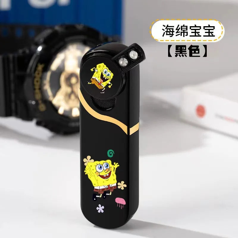 2023 Innovative Windproof Gas Lighter - Cartoon Rocker Design, Ideal Smoking Accessory Gift for Women, No Gas Required