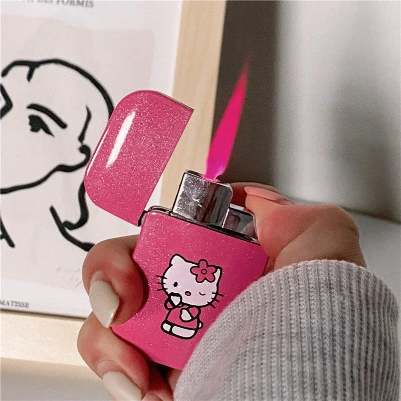 Premium Sanrio-Themed Windproof Lighter Collection - Hello Kitty, My Melody, Kuromi, and Cinnamoroll - Ideal Gift with Fast Delivery