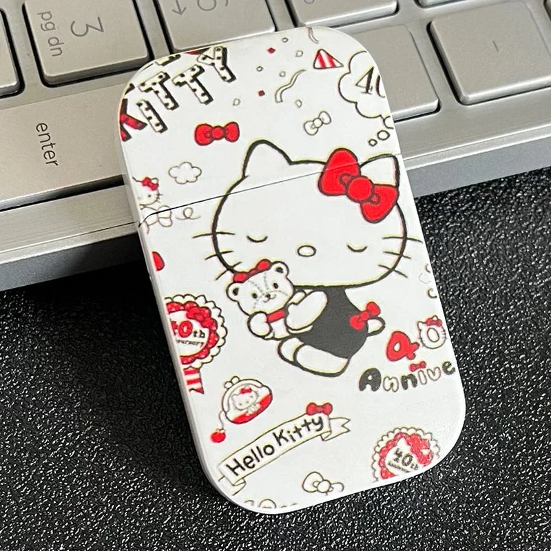 Premium Sanrio-Themed Windproof Lighter Collection - Hello Kitty, My Melody, Kuromi, and Cinnamoroll - Ideal Gift with Fast Delivery